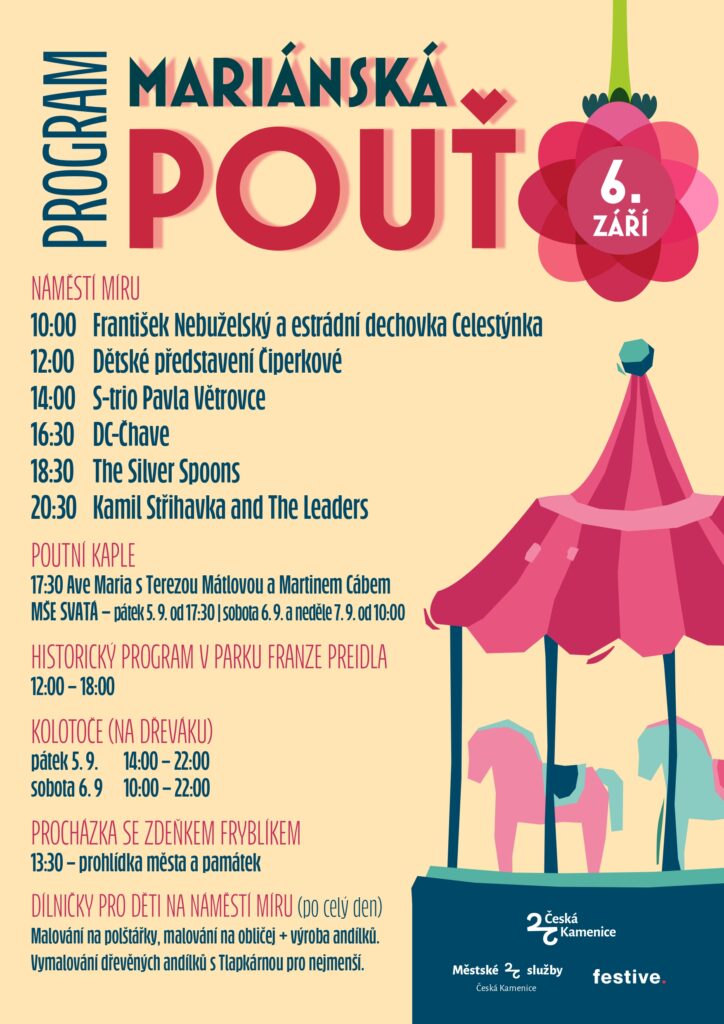 Mariánská pouť Česká Kamenice 6. 9. 2025 – program